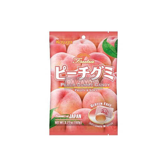 KASUGAI FRUTIA PEACH GUMMY 107G