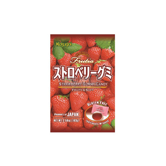KASUGAI FRUTIA EX/K STRAWBERRY GUMMY 102G