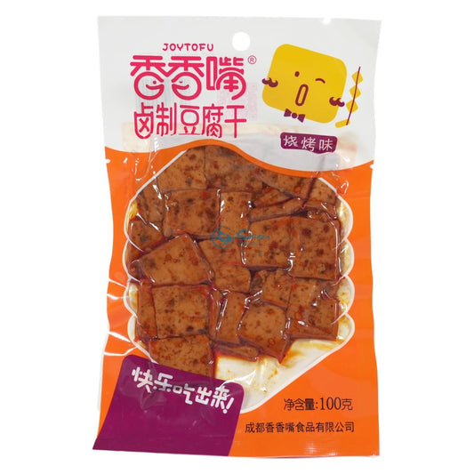 Joytofu Getrockneter Tofu Snack Barbecue Flavor 100g - 烤肉風味豆乾 100g